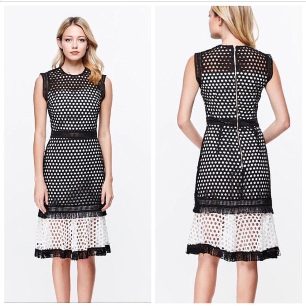 Super sexy simple Black and white striped dress